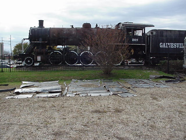 Locomotora de vapor Gainesville Midland 2-10-0 #208