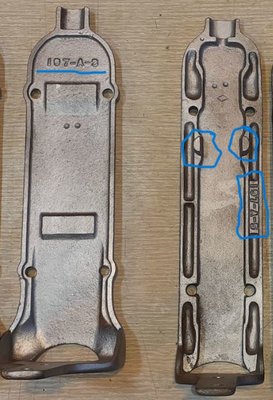 Capture HK seat back brackets 197 A 3 left 197 A 5 right with marks.JPG