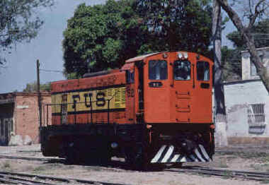 EMD GA8 diesel.  Click on image to enlarge.  Photo by Sammy King.